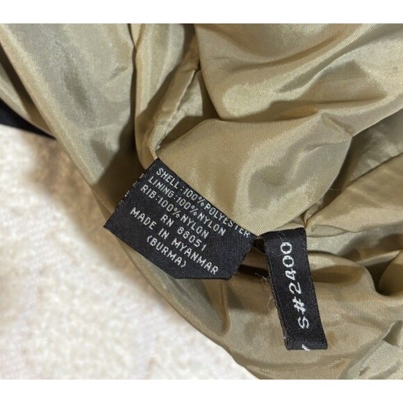 Vintage 90s Firestone Embroidered Black Windbreaker Aztec Trim Size XL - Picture 8 of 16